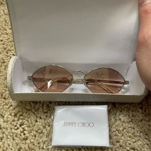 JIMMY CHOO SONNY/N/S Women’s Designer Fashion Sunglasses w/ Case, Cleaning Cloth
